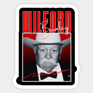 wilford brimley///original retro Sticker